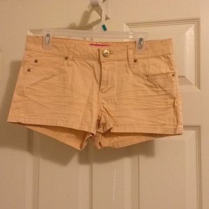 Peach colored shorts